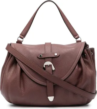 Buckle-Fasten Shoulder Bag