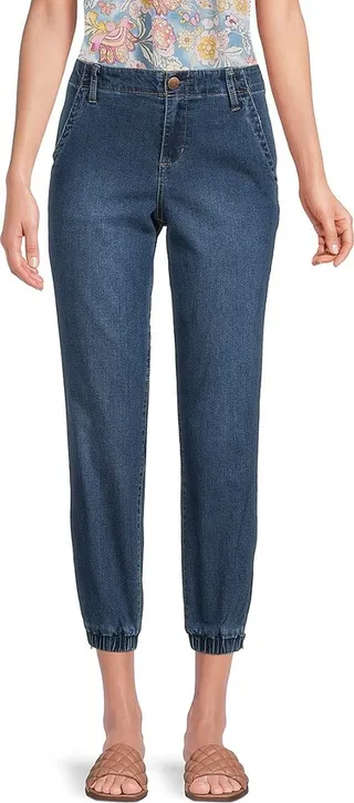 Ankle Denim Joggers