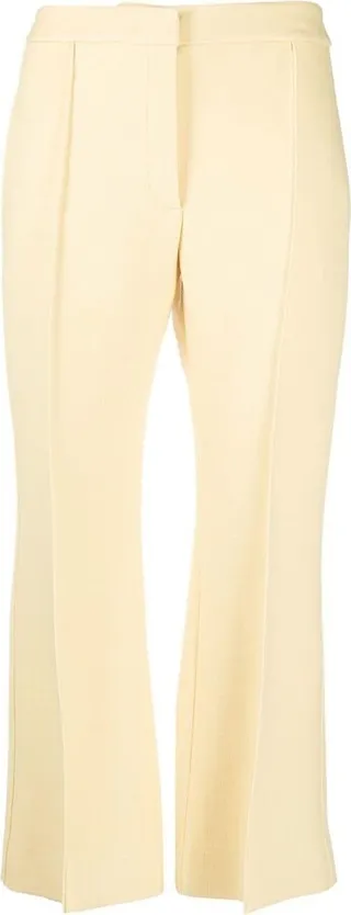 Flared Cropped Trousers