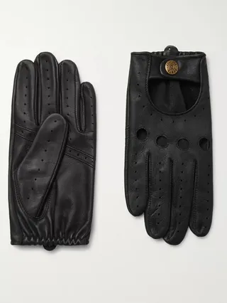 Silverstone Touchscreen Leather Driving Gloves