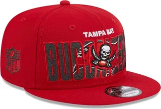 Men's New Era Red Tampa Bay Buccaneers 2023 Nfl Draft 9FIFTY Snapback Adjustable Hat