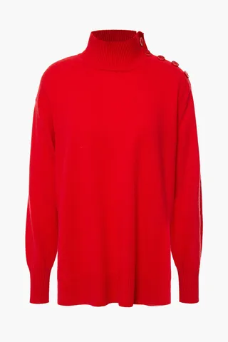 Cashmere turtleneck sweater