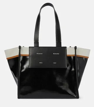 White Label Morris Large coated canvas tote