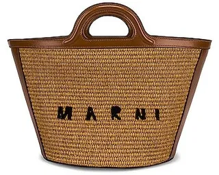 Marni Small Tropicalia Bag in Brown
