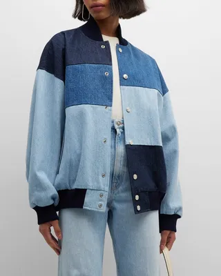 Orion Denim Bomber Jacket