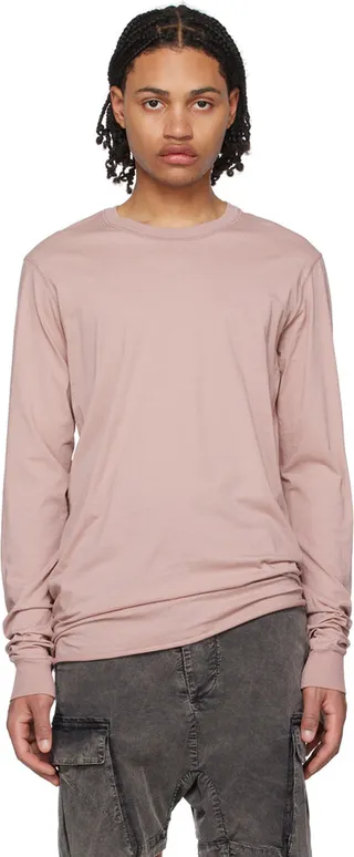 11 by Boris Bidjan Saberi Pink LS1B Long Sleeve T-Shirt