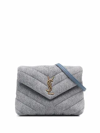 Mono denim mini bag