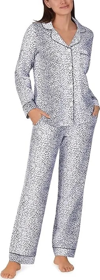 Bedhead PJs Long Sleeve Classic PJ Set (Sea Kitten) Women's Pajama Sets