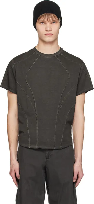 Hyein Seo Gray Crewneck T-Shirt