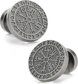 Viking Compass Cuff Links