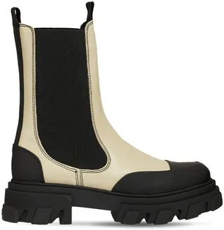 45mm Leather Combat Boots