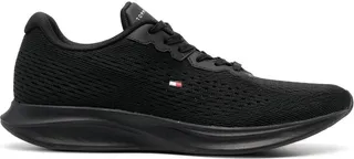 Logo-Embroidered Mesh Sneakers