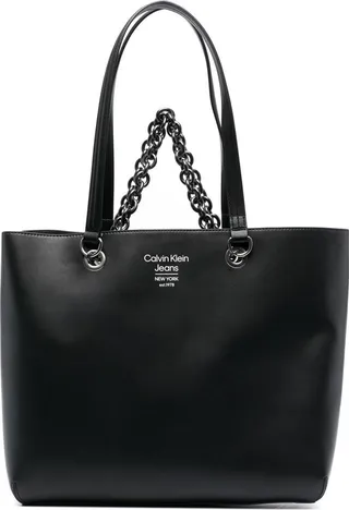 Logo-Print Tote Bag