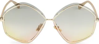 65MM Geometric Sunglasses