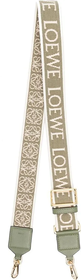 Green Anagram Logo Bag Strap