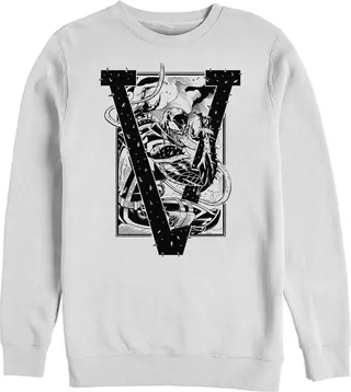 Men's Marvel V is for Venom Sweatshirt - White - 3X Large