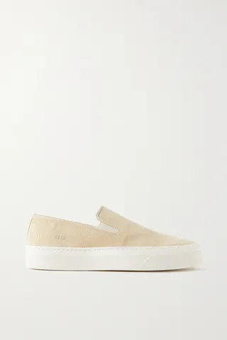 Common Projects - Suede Slip-on Sneakers - Neutrals