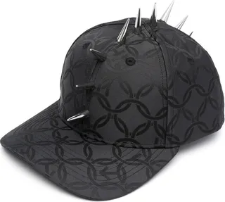 Spike-Stud Embellished Baseball Cap