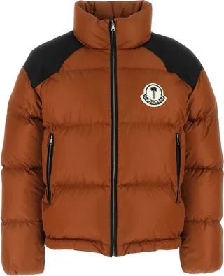 Moncler X Palm Angels Logo Patch Padded Jacket