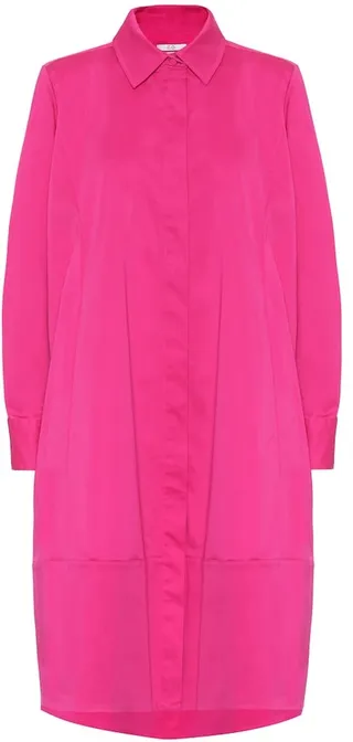 Stretch-cotton midi dress