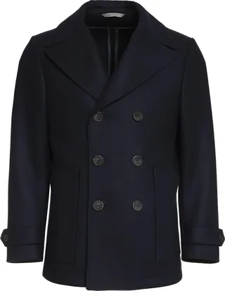 Double-breasted Wool And Cashmere Coat