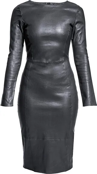 Mrs. Smith Stretch Leather Dress