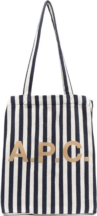 Lou striped tote bag