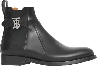 Luke TB Monogram Buckle Leather Chelsea Boot