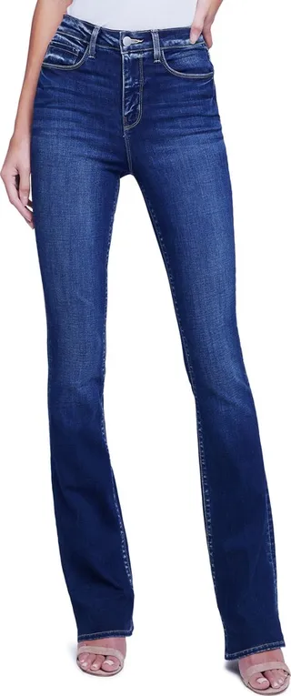 Selma High Waist Sleek Baby Bootcut Jeans