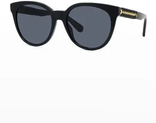 Falabella Chain Round Acetate Sunglasses