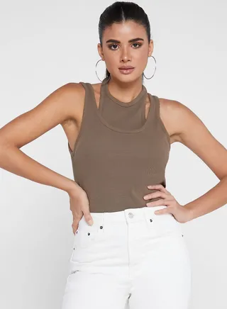Halter Neck Knitted Top