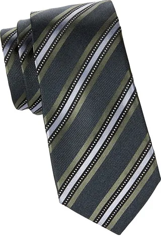 Striped Silk Tie