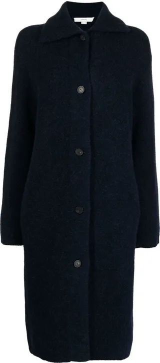 Single-Breasted Button Coat