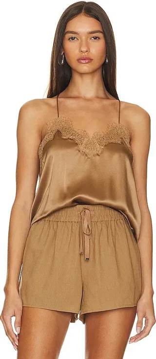 Racer Charmeuse Cami