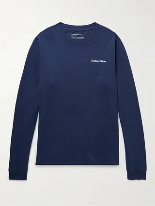 Technical Apparel Logo-Print Cotton-Jersey T-Shirt