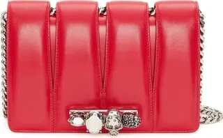 Slash leather shoulder bag