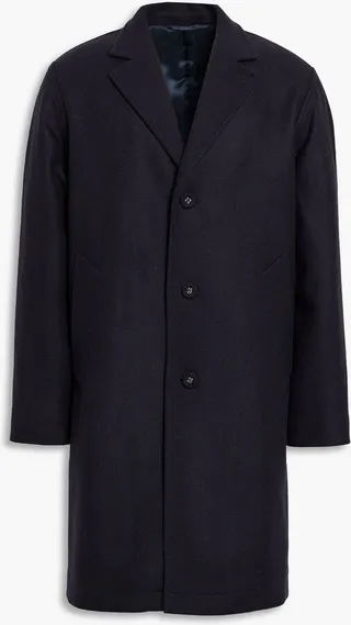 Arthur herringbone wool coat