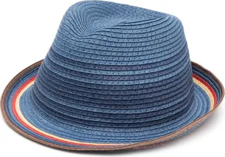 Stripe-Detail Sun Hat