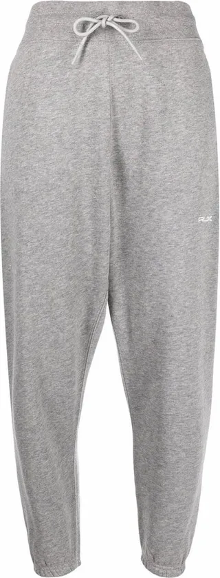 Cropped Cotton-Blend Track Pants