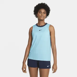 Nike Women's Court Advantage Tennis Tank Top in Blue