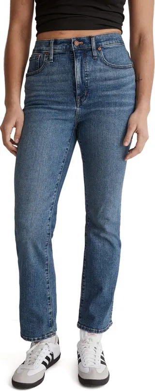 Cali High Waist Demi-Boot Jeans