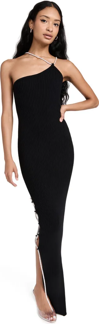 Giuseppe di Morabito Crystal Chain Embellished Dress