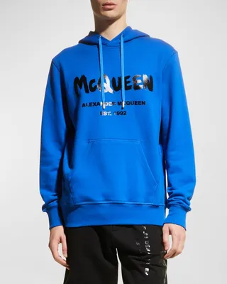 Men's Terry Graffiti Pullover Hoodie