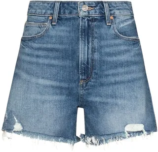 Dani high-waisted denim shorts