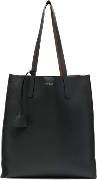 Easy Shopping leather tote bag