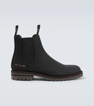 Leather Chelsea boots