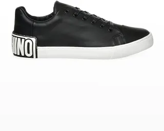 Men's Bicolor Logo Low-Top Sneakers