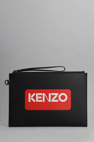 Clutch In Black Leather