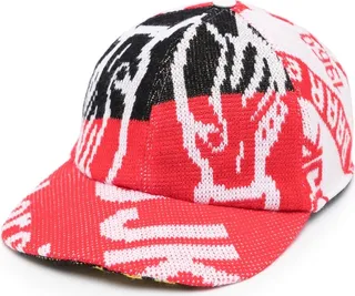 Knitted-Construction Logo Baseball Cap