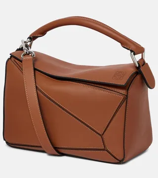 Puzzle Small leather shoulder bag